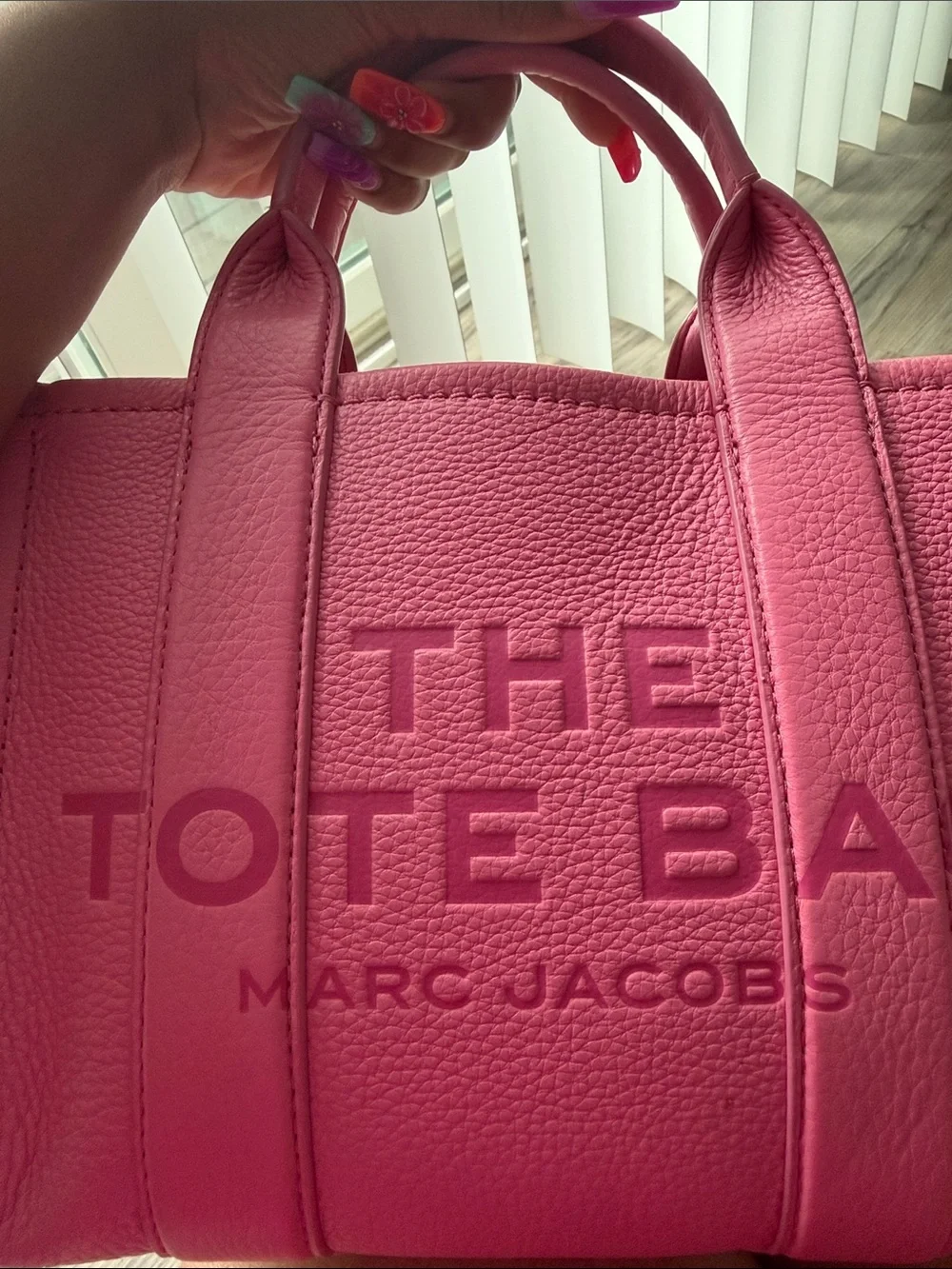 Marc jacobs leather small tote bag